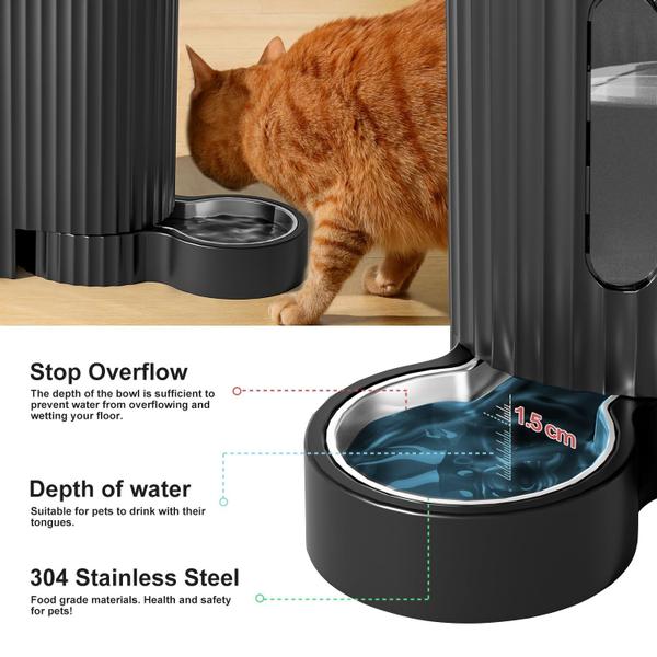 Imagem de Alimentador automático de alimentos para gatos e dispensador de água Gardner Pet