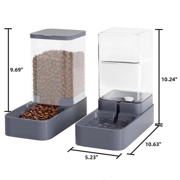 Imagem de Alimentador automático para gatos e dispensador de água Tokenkuko 3.3L x 2