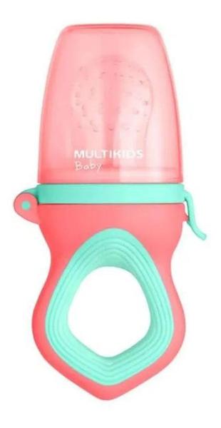 Alimentador Com Tela De Silicone Funny Meal Rosa - Bb1099 - Multikids Imagem de Alimentador Com Tela De Silicone Funny Meal Rosa - Bb1099 - Multikids