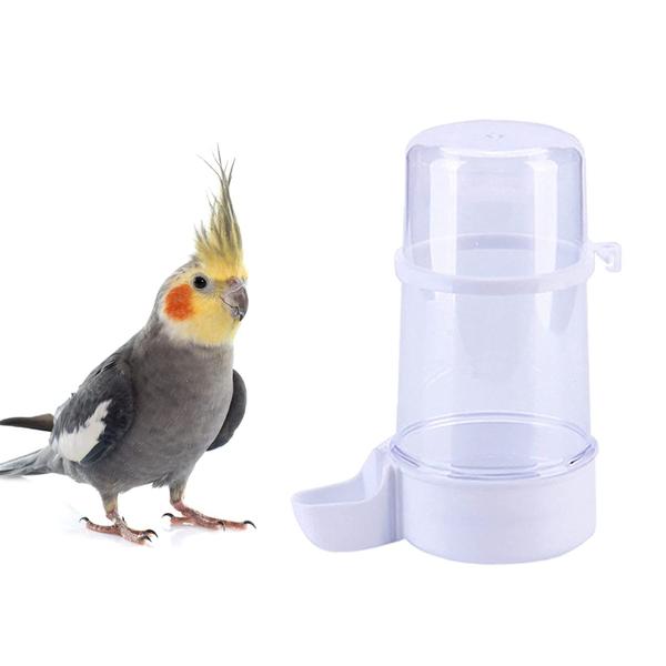 Imagem de Alimentador de água para pássaros para animais de estimação YJJKJ Dispensador de água Parrot de 400 ml