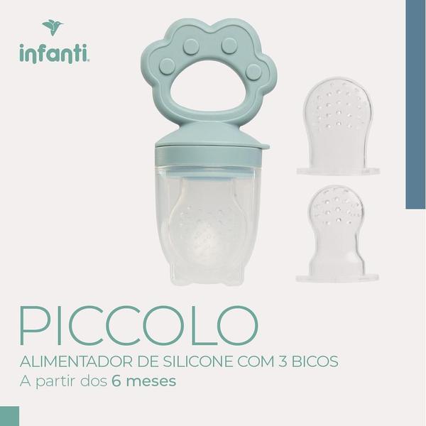 Imagem de Alimentador de Silicone 3 Bicos Azul - Infanti