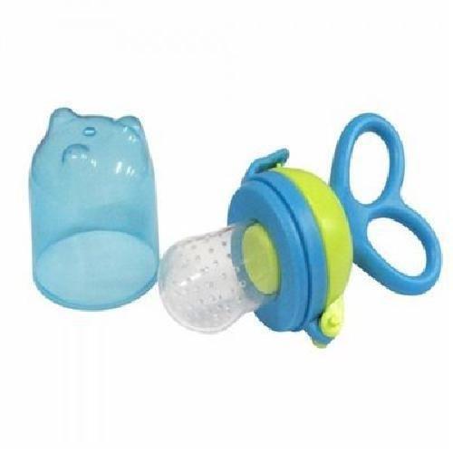 Alimentador De Silicone Com Regulagem Azul - Gala (6m+) - Pais & Filhos Imagem de Alimentador De Silicone Com Regulagem Azul - Gala (6m+)