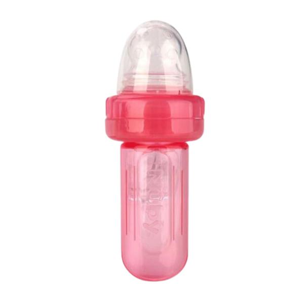 Imagem de Alimentador de Silicone Infantil Rosa 3M+ - Nuby