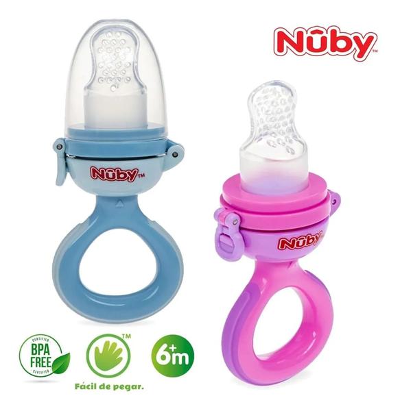 Alimentador de Silicone para Bebê com Regulagem nuby Imagem de Alimentador de Silicone para Bebê com Regulagem nuby