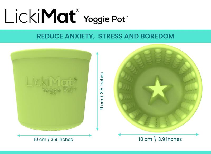 Imagem de Alimentador lento de distração LickiMat Yoggie Pot para cães