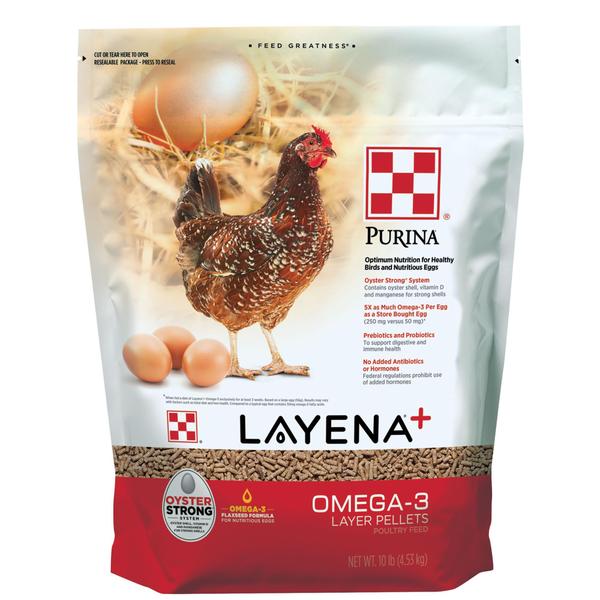 Imagem de Alimente Purina Layena+ para galinhas de camada nutricionalmente completas com 4,5 kg