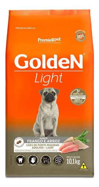 Imagem de Alimento Golden Adultos Light Mini Bits 10,1Kg Ração - PremieRpet