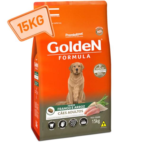 Imagem de Alimento Golden Formula Cães Adultos 15kg Frango & Arroz