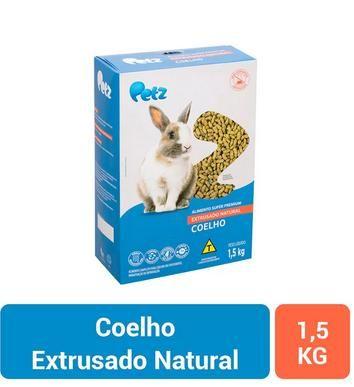 Imagem de Alimento Petz Extrusado Natural para Coelho - 1,5kg