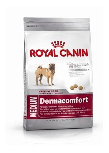 Imagem de Alimento Royal Canin Size Health Nutrition Medium Dermacomfort Para Cão Adulto De Raça Média Sabor Mix Em Sacola De 10kg