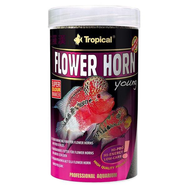 Imagem de Alimento Tropical Flower Horn Young para Peixes - 95g