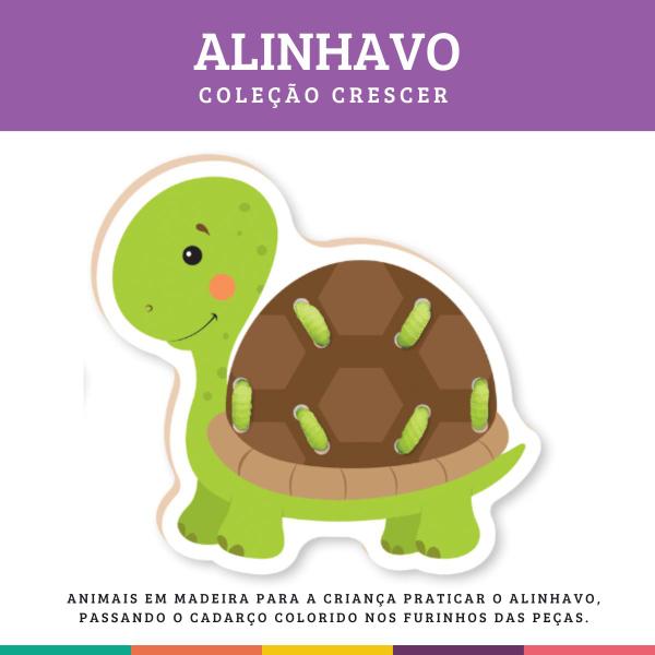 Imagem de Alinhavo Coleção Crescer Aprendizado Infantil Nig Brinquedos