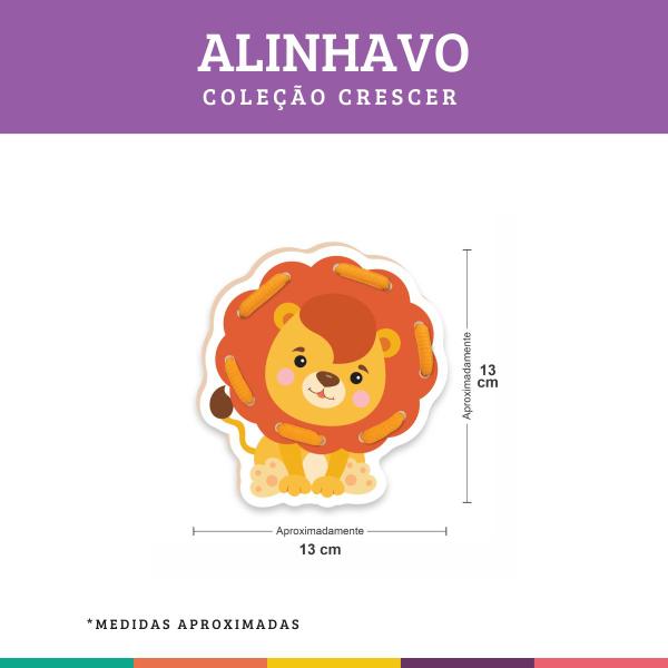 Alinhavo Coleção Crescer Educativo Didático Nig Brinquedos Imagem de Alinhavo Coleção Crescer Educativo Didático Nig Brinquedos