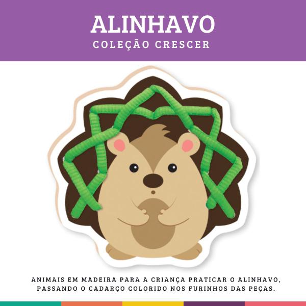 Alinhavo Coleção Crescer Educativo Didático Nig Brinquedos Imagem de Alinhavo Coleção Crescer Educativo Didático Nig Brinquedos