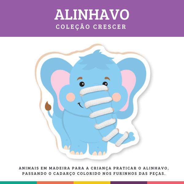 Alinhavo Coleção Crescer Educativo Didático Nig Brinquedos Imagem de Alinhavo Coleção Crescer Educativo Didático Nig Brinquedos