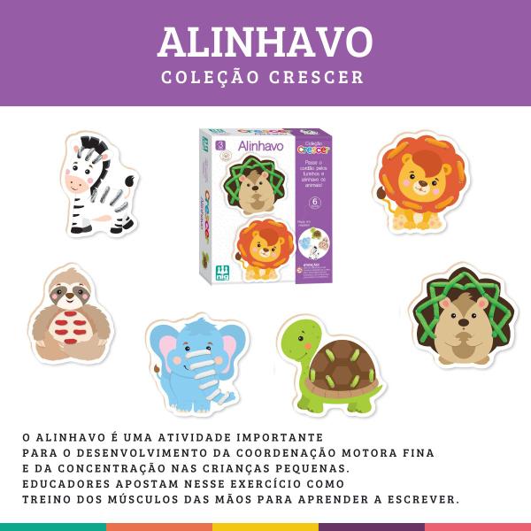 Alinhavo Coleção Crescer Educativo Didático Nig Brinquedos Imagem de Alinhavo Coleção Crescer Educativo Didático Nig Brinquedos