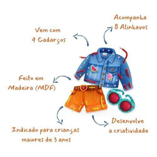 Imagem de Alinhavo Fashion Madeira 3034 Brincadeira De Criança