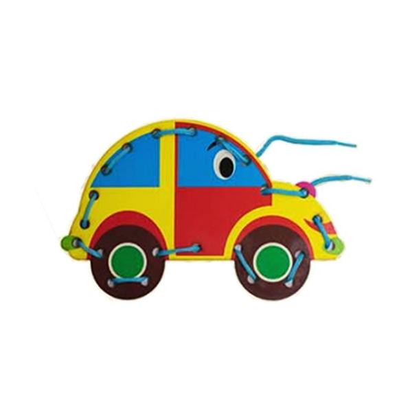 Imagem de Alinhavo Infantil Carro Brinquedo Educativo E Pedagógico