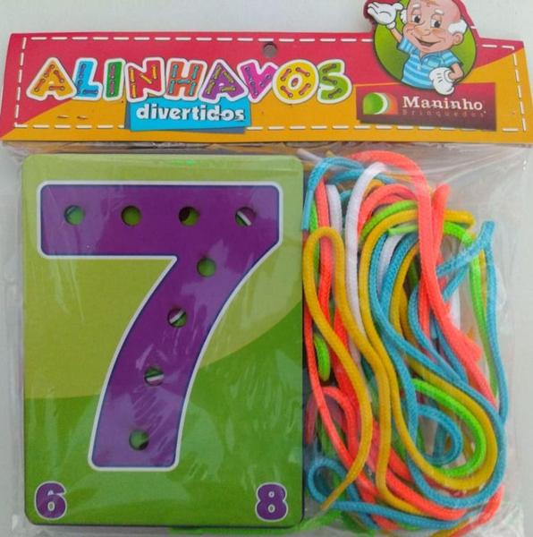 Alinhavos 0 a 9 solapa - MANINHO Imagem de Alinhavos 0 a 9 solapa