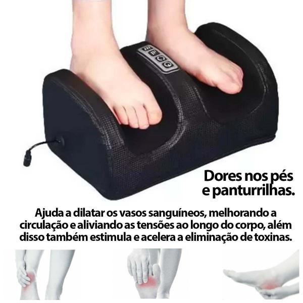 Imagem de Alívio Diário: Massageador de Pés e Pernas com Aquecimento