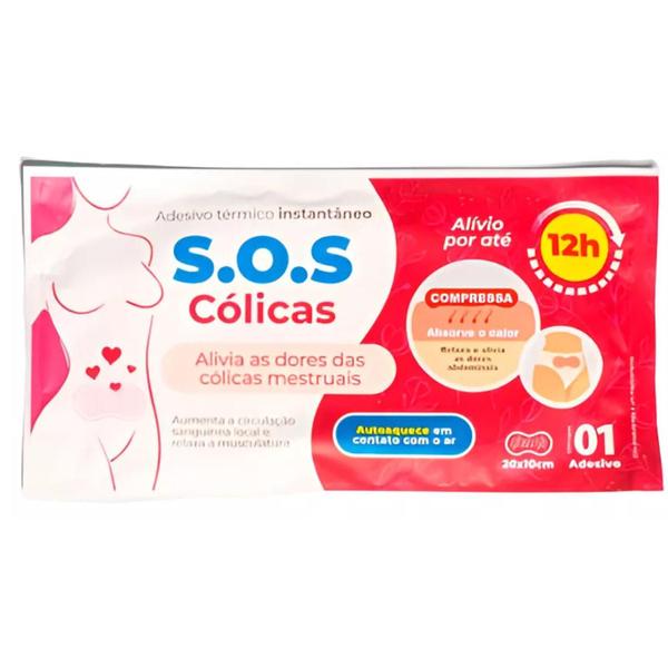 Imagem de Alívio Dores Cólicas Menstruais Dor Compressa Autoaquece 01 Unidade