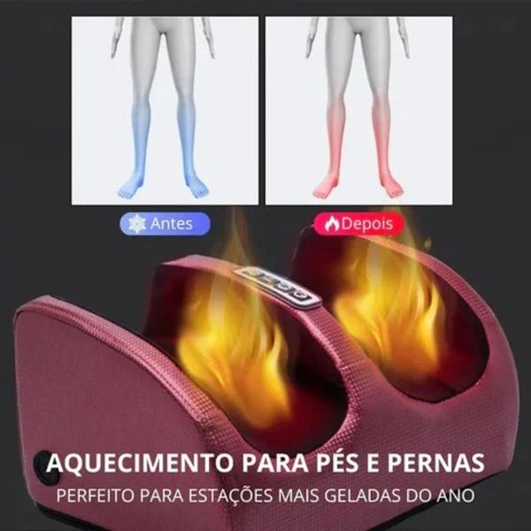 Imagem de Alívio para Pés, Pernas e Panturrilhas com Massageador Shiatsu