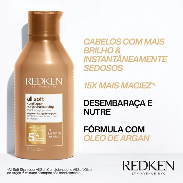 Imagem de All Soft Condicionador 300ml Redken