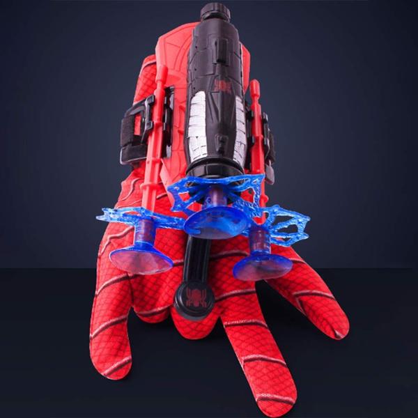 Imagem de allflash Luvas de aranha Homem Web Shooter para crianças, Lançador Spider Kids Plástico Cosplay Luva Herói Movie Launcher Pulso Toy Set Funny Decorate Crianças Brinquedos Educativos Engraçados