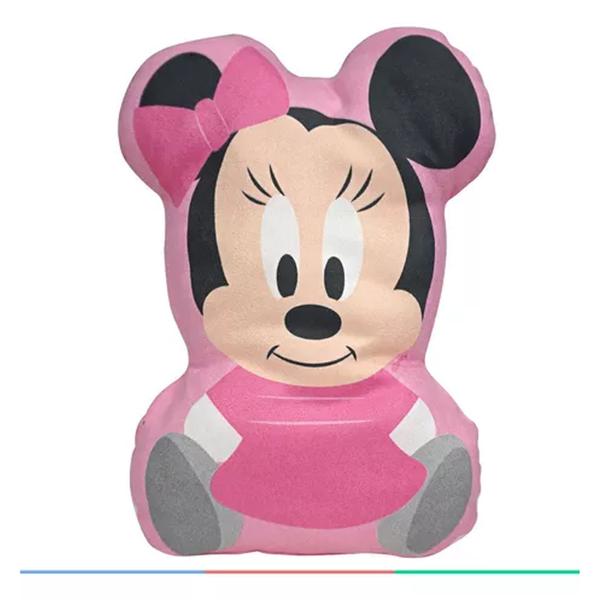 Imagem de Almofada 2d Recém Nascido Bebe Infantil Macio Minnie Rosa Disney Baby Go - 03725