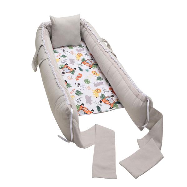 Almofada Amamentação com Ninho Redutor Para Bebê Menina Menino - Maria's Baby Imagem de Almofada Amamentação com Ninho Redutor Para Bebê Menina Menino