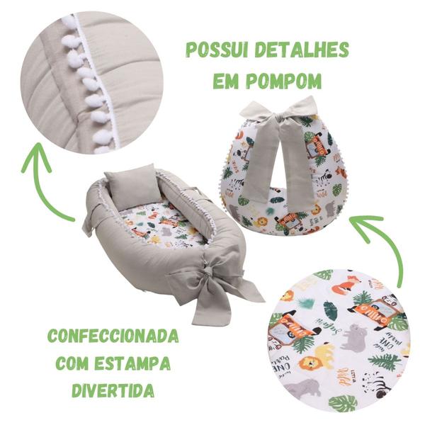 Almofada Amamentação com Ninho Redutor Para Bebê Menina Menino - Maria's Baby Imagem de Almofada Amamentação com Ninho Redutor Para Bebê Menina Menino