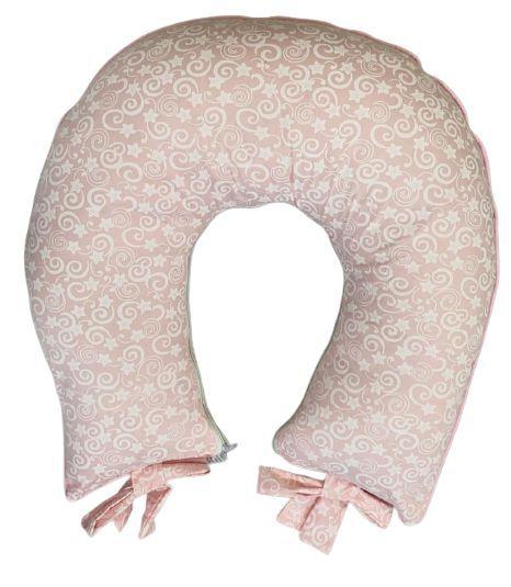 Almofada amamentação Travesseiro Capa Lavavel Com Garantia - Doce Encanto Rosa - Jandis Baby Enxovais Imagem de Almofada amamentação Travesseiro Capa Lavavel Com Garantia - Doce Encanto Rosa