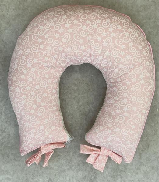 Almofada amamentação Travesseiro Capa Lavavel Com Garantia - Doce Encanto Rosa - Jandis Baby Enxovais Imagem de Almofada amamentação Travesseiro Capa Lavavel Com Garantia - Doce Encanto Rosa