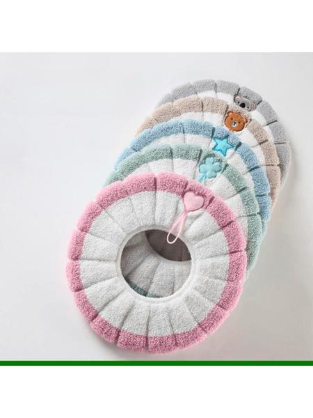 Almofada Assento Vaso Sanitário Pano Grosso Inverno Snel - Snel Home Imagem de Almofada Assento Vaso Sanitário Pano Grosso Inverno Snel