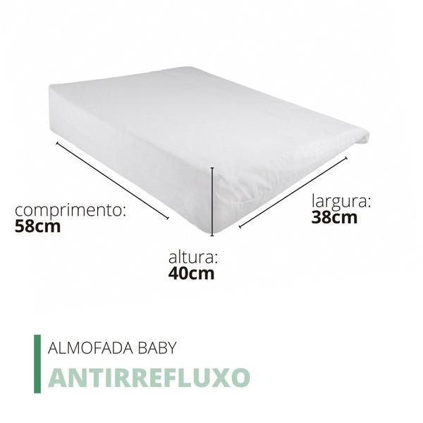 Imagem de Almofada Baby Rampa Antirrefluxo 37x58cm