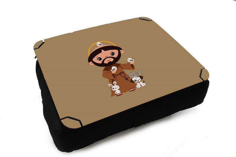 Imagem de Almofada Bandeja para Notebook Laptop Estampas Evangélico Católico