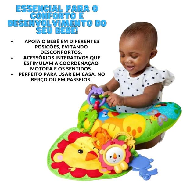 Imagem de Almofada Conforto Brinquedo Educativo Infantil Para Bebe