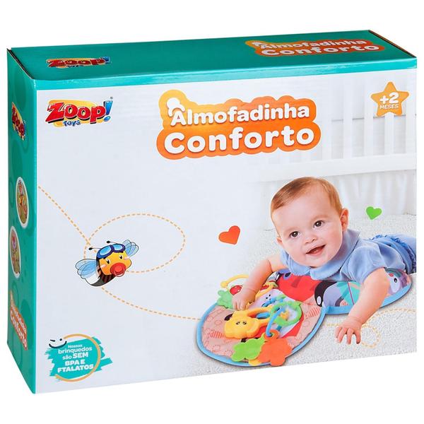 Imagem de Almofada Conforto Brinquedo Educativo Infantil Para Bebe