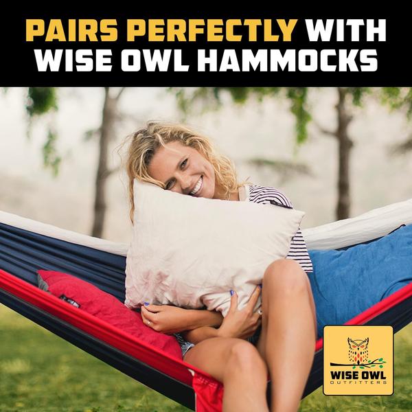 Imagem de Almofada de acampamento Wise Owl Outfitters com espuma viscoelástica lavável