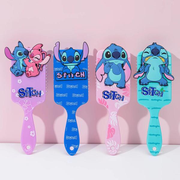 Imagem de Almofada de Ar Infantil Disney Lilo & Stitch com Pente de Massagem