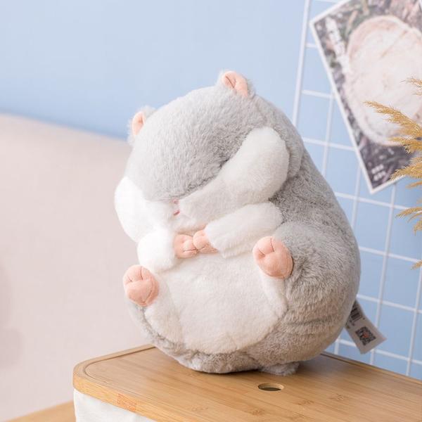 Imagem de Almofada de brinquedo de pelúcia Plush Animal Wokex Kawaii Hamster de 18 cm