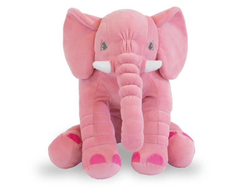 Imagem de Almofada de Elefante Pelúcia Plush 60cm Anti-Alérgico