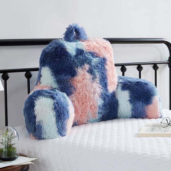 Imagem de Almofada de encosto Hobed Life Faux Fur tamanho grande 76x43x43cm