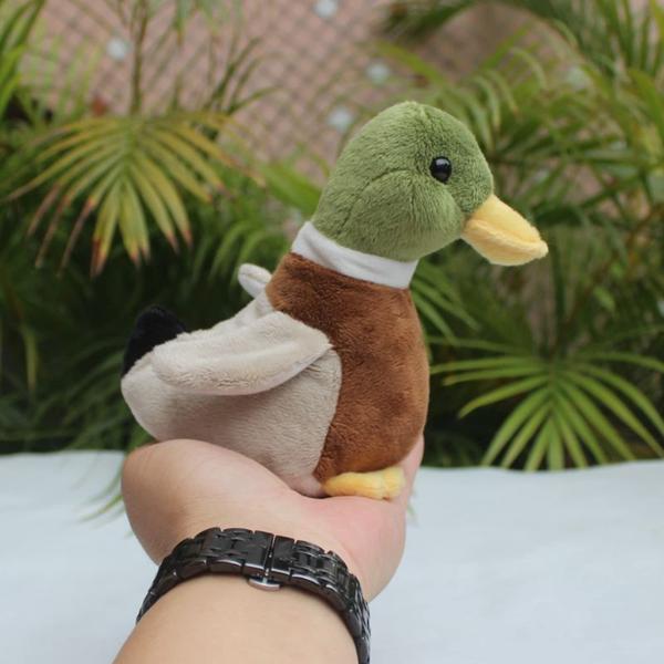 Imagem de Almofada de pelúcia Whrigud Cute Mallard Duck 14cm