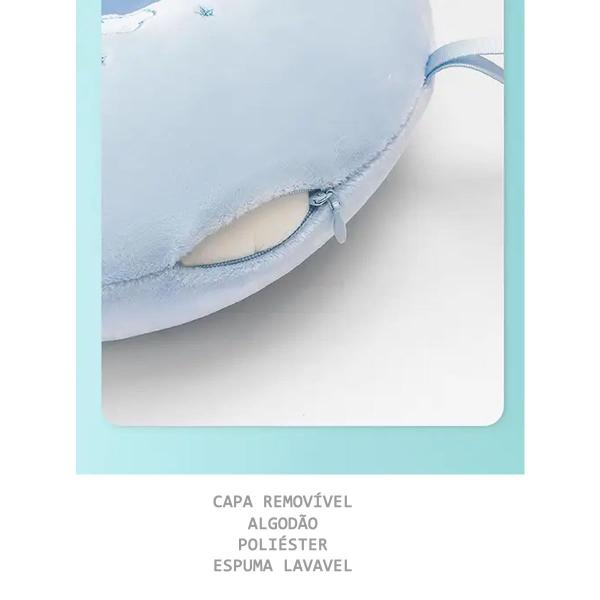 Imagem de Almofada de pescoço em u sanrio cinnamoroll pillow azul