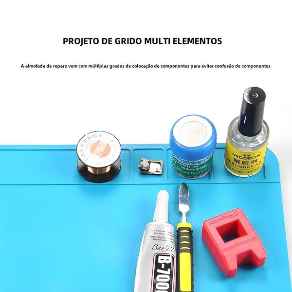 Almofada de Reparo de Silicone à Prova d'Água - Isolamento Térmico para Várias Aplicações Imagem de Almofada de Reparo de Silicone à Prova d'Água - Isolamento Térmico para Várias Aplicações
