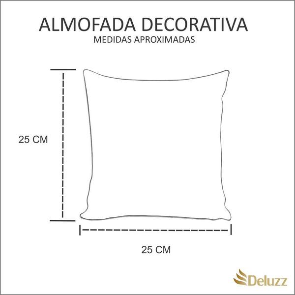 Imagem de Almofada Decorativa Cheia c/ Zíper 25x25 Câncer