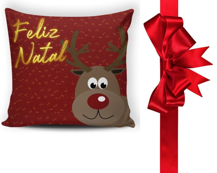 Imagem de Almofada Decorativa Estampas De Natal 43x43Cm