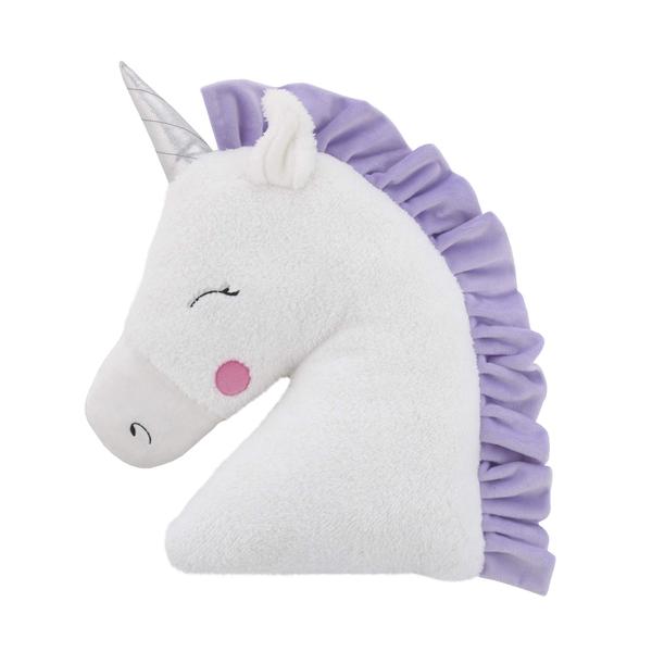 Imagem de Almofada decorativa NoJo Shaped Plush Sherpa Unicorn 14x16in