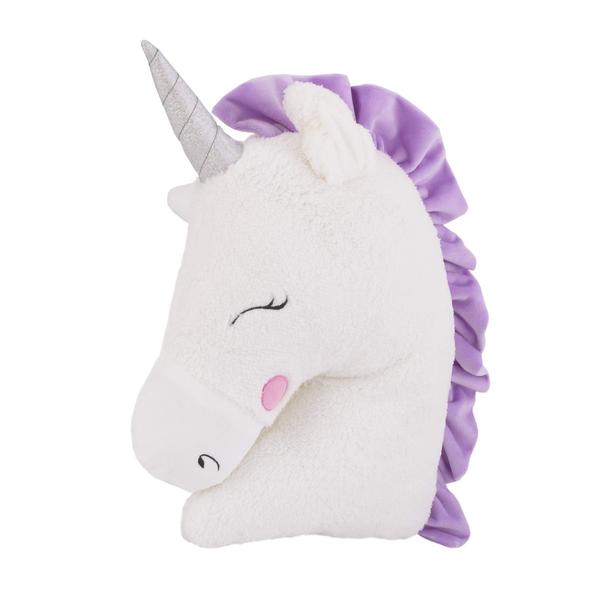 Imagem de Almofada decorativa NoJo Shaped Plush Sherpa Unicorn 14x16in